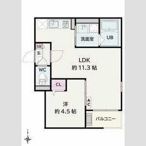 【間取り】 | Jack sambanⅡ