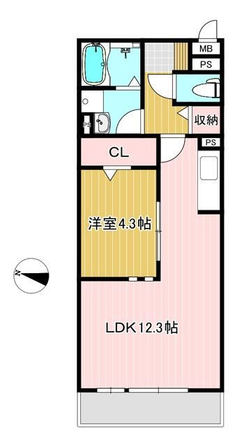 ＯＴＴ’ｓ　ＨＩＲＯ　Ａの間取り