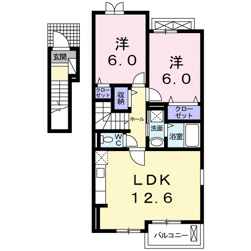 【間取り】 | エスポワール