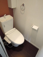 コンパクトで使いやすいトイレです