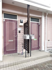 落ち着いたエントランスです