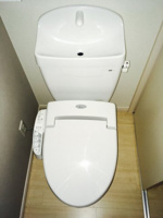 清潔感のあるトイレです