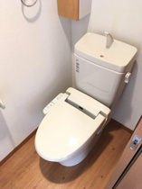 清潔感のあるトイレです