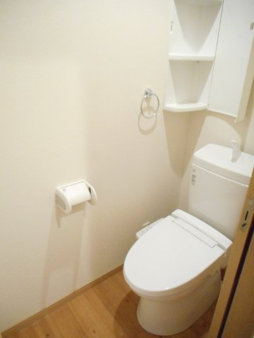 清潔感のあるトイレです