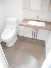 忙しい朝には欠かせない洗面所です