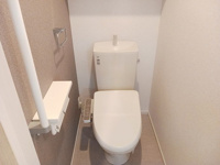 清潔感のあるトイレです