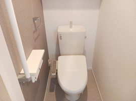 清潔感のあるトイレです