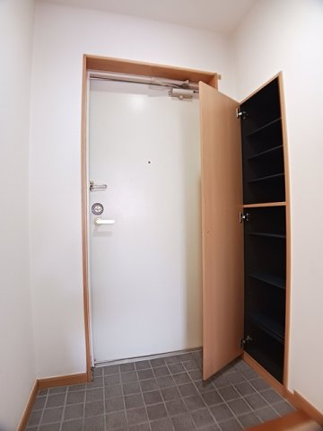 落ち着いた玄関です