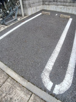 駐車場に車を止められます