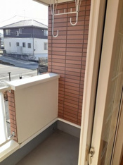 お洗濯にも便利なバルコニー付き