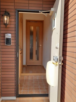 きれいな玄関です