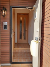 きれいな玄関です