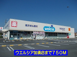 ウエルシア加須店まで750m