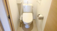 ゆったりとした空間のトイレです