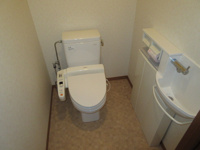 トイレもきれいです