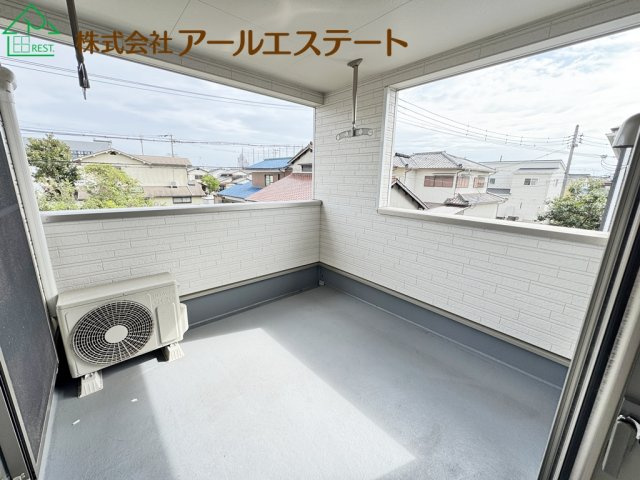 加古川市尾上町安田　　山陽電鉄「尾上の松駅」徒歩16分のバルコニー