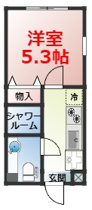 ブルースタイリオ川崎の間取図です。