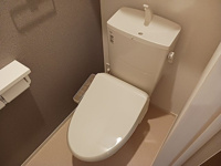 清潔感のあるトイレです