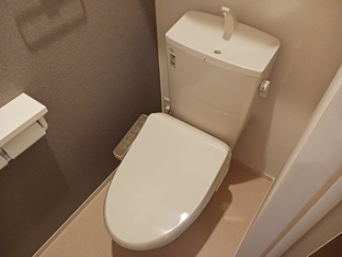 清潔感のあるトイレです
