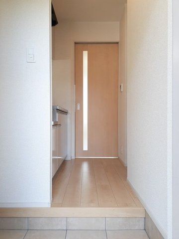落ち着いた玄関です