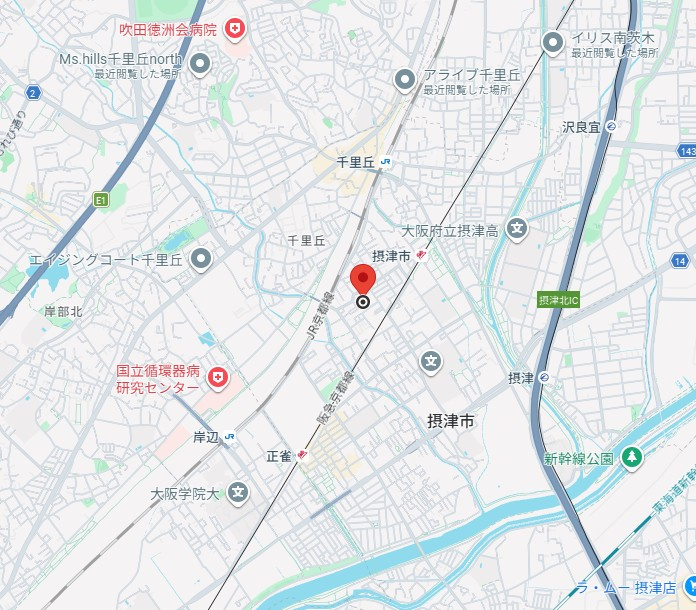 グランデ紫陽花の地図
