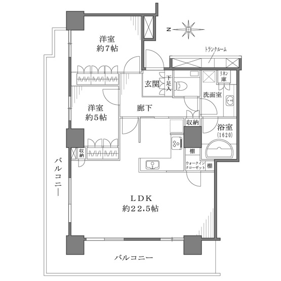 【間取り】 | ブリリアタワー大崎