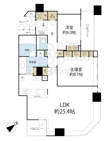 【間取り】 | シティタワー大崎