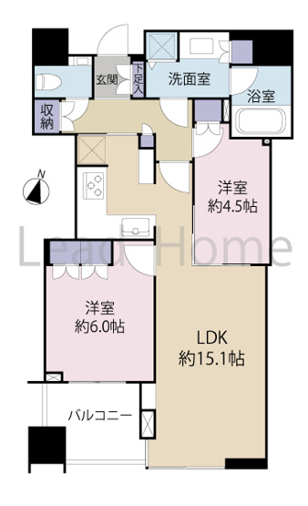 【間取り】 | 大崎ウエストシティタワーズ