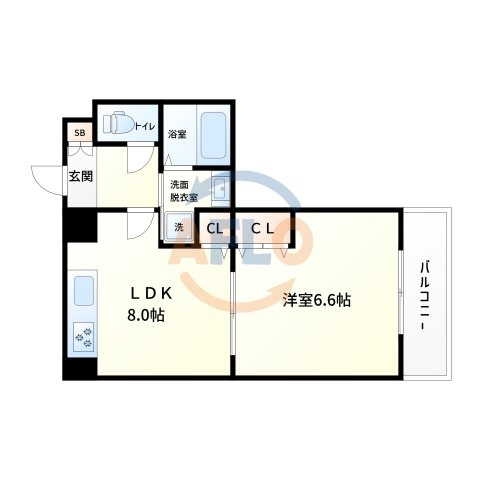 アルグラッド梅田WESTの間取り|アルグラッド梅田WEST　間取り