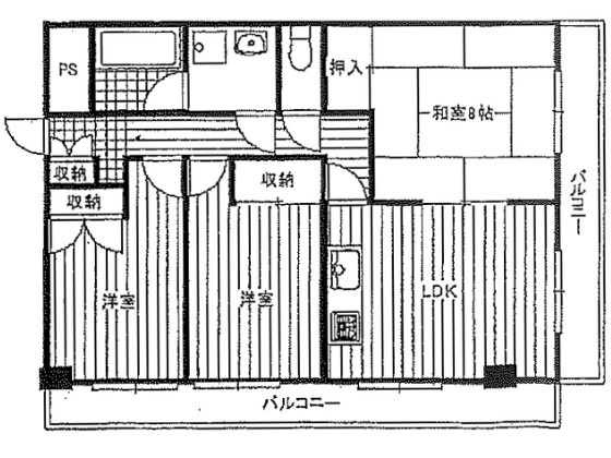 ツインヴィラ八柱Ⅱの間取り