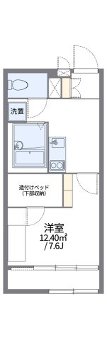 レオパレスユートピア白岡の間取り