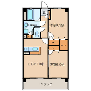 【間取り】 | レジデンス　ソレイユ 