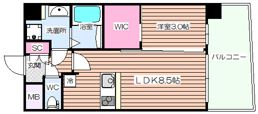 【間取り】 | セレニテ西中島アリア壱番館