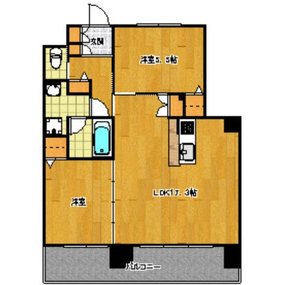 ボヌール博多の間取り|使いやすい間取りです。