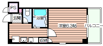 【間取り】 | プレジール福島