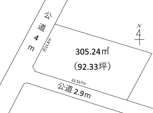 【土地図】 | 本庄市下野堂 1200万 土地