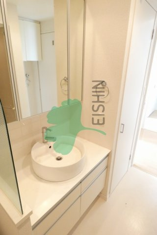 リアンシエルブルー東比恵の洗面所|シンプルで使いやすい洗面台です！