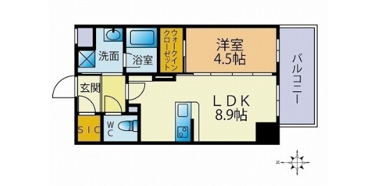 ファーメリー那珂の間取り|使いやすい間取りです。