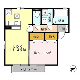 【間取り】 | アルペジオ久原 A棟