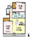【間取り】 | ファミリーにおすすめの2LDKの間取りです！