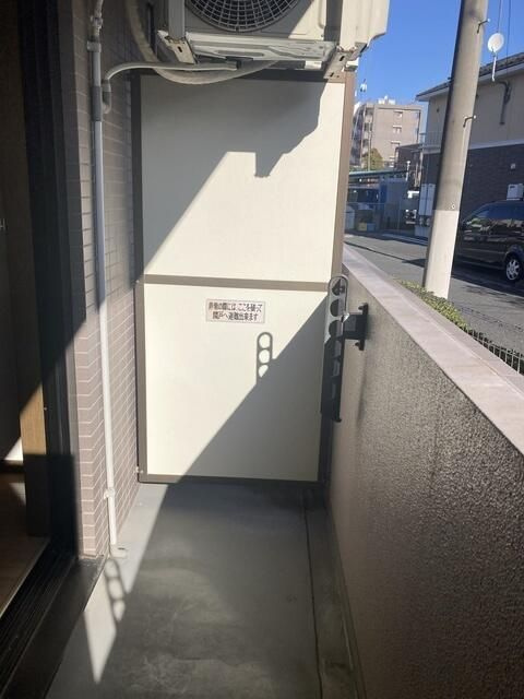 ファインクレスト富士見ヶ丘のバルコニー