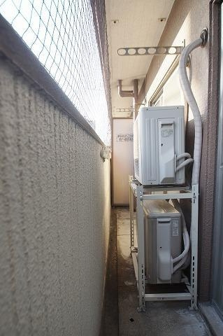 アドバンス箱崎のバルコニー