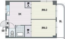 アドバンス箱崎の間取り