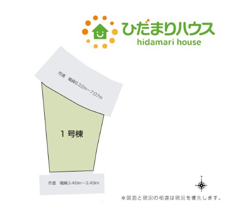 熊谷市原島　新築一戸建て　いろどりアイタウン01の区画図