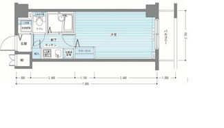 【間取り】 | 新品家具付きマンション矢口23(KaGood東京) | ※間取りと異なる場合は現状を優先します。