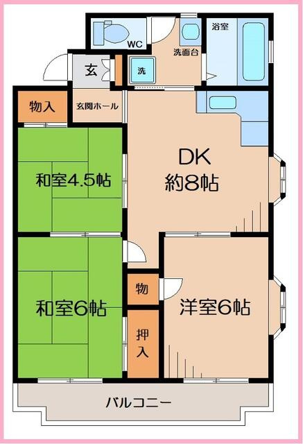 リバーサイド・ダイキの間取り