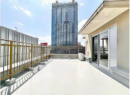 東京ベイビュウのバルコニー