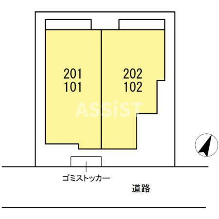 ロジェ代田の区画図
