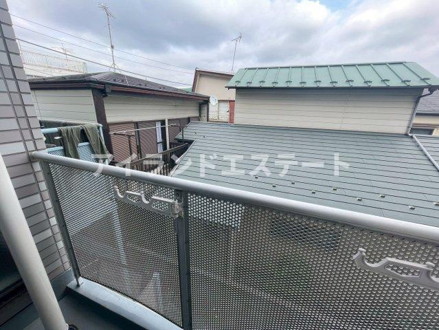 ミリオンコート学芸大学　オートロック　TVドアフォンのバルコニー
