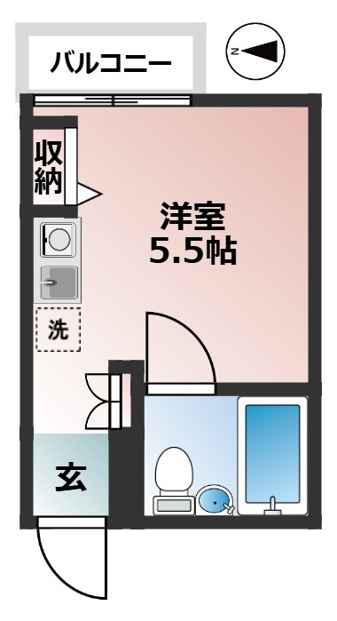 ミリオンコート学芸大学　オートロック　TVドアフォンの間取り